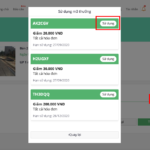 sử dụng mã thưởng