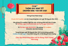THÔNG BÁO NGHỈ TẾT TÂN SỬU 2021
