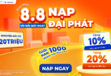 8.8 Nạp Đại Phát – Ưu Đãi Bát Ngát